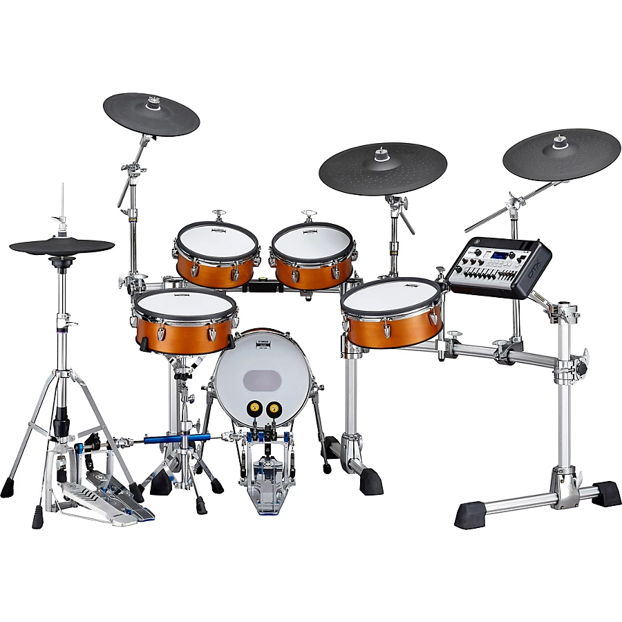 Yamaha DTX10K Electronic Drum Kit With Mesh Heads Real Wood
