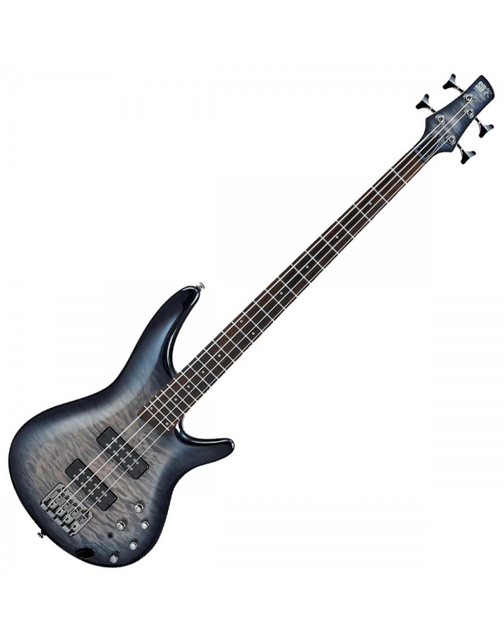 Ibanez SR400EQM Bass Guitar - Fade Blue Burst