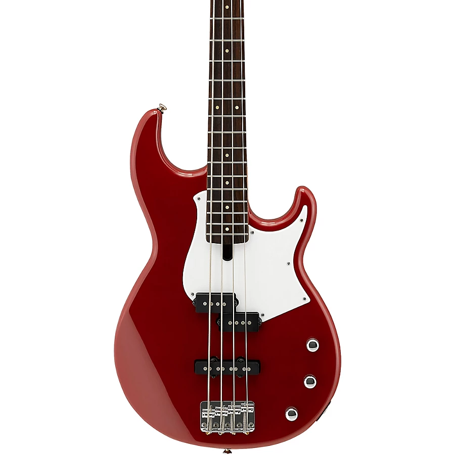 Yamaha BB234 Electric Bass Red White Pickguard