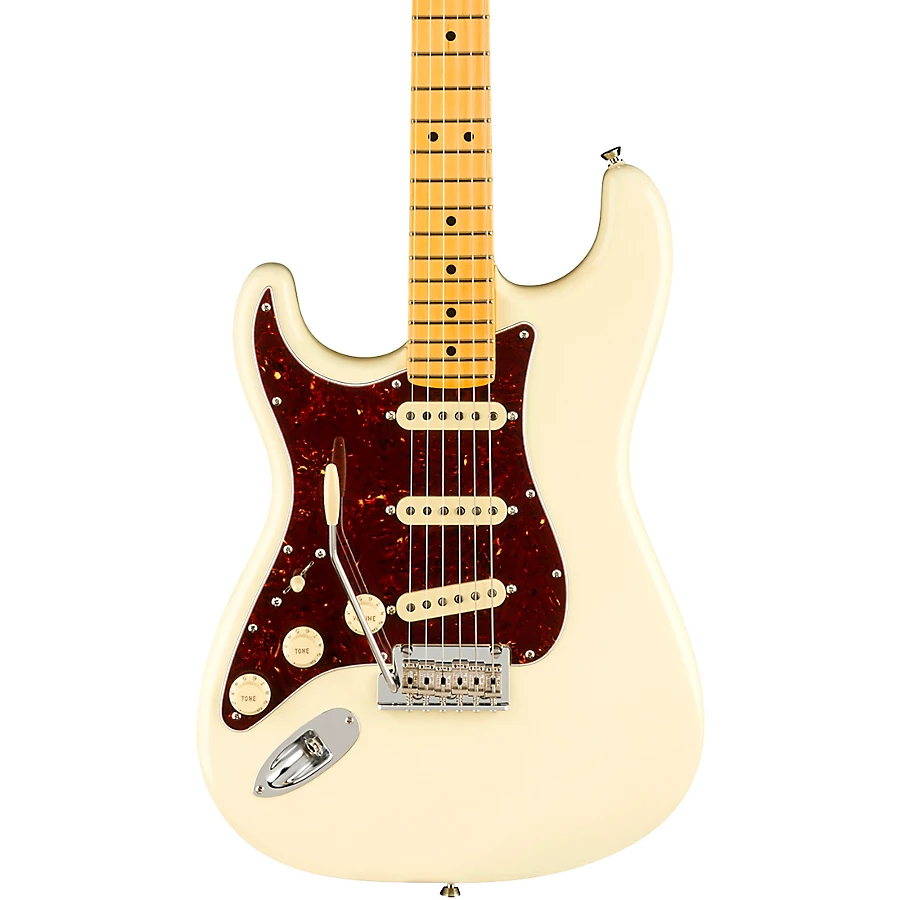 Fender American Professional II Stratocaster Maple Fingerboard Left-Handed Electric Guitar Olympic White