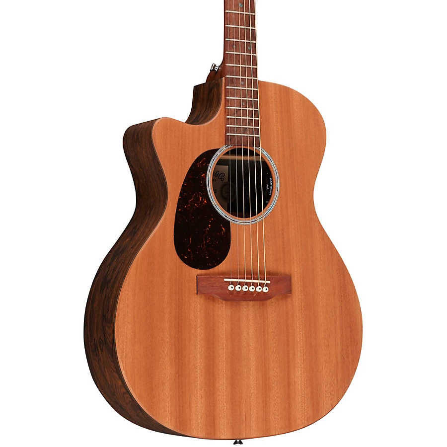 Martin GPCX2E X Series Ziricote Left-Handed Grand Performance Acoustic-Electric Guitar Natural