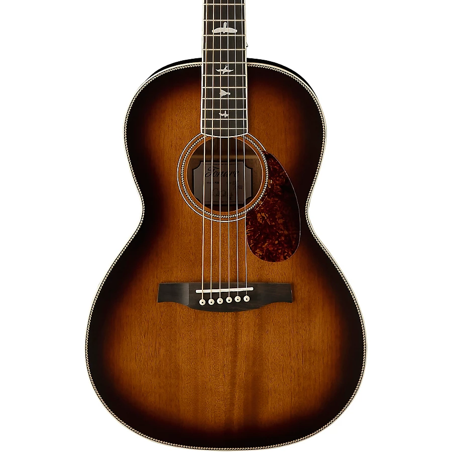 PRS SE P20E Parlor Acoustic-Electric Guitar Tobacco Sunburst