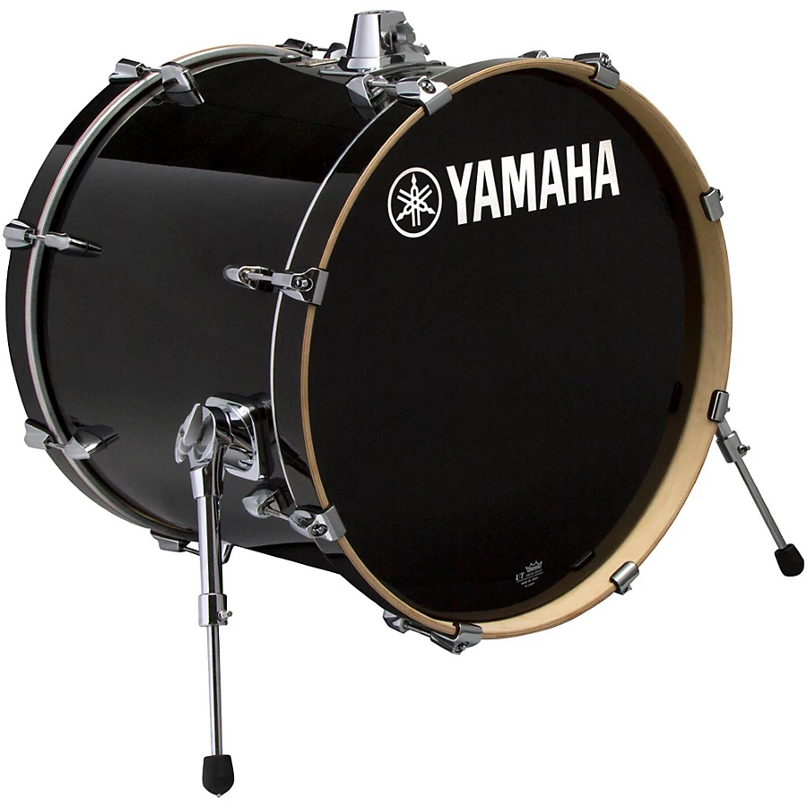 Yamaha Stage Custom Birch Bass Drum 24 x 15 in. Raven Black