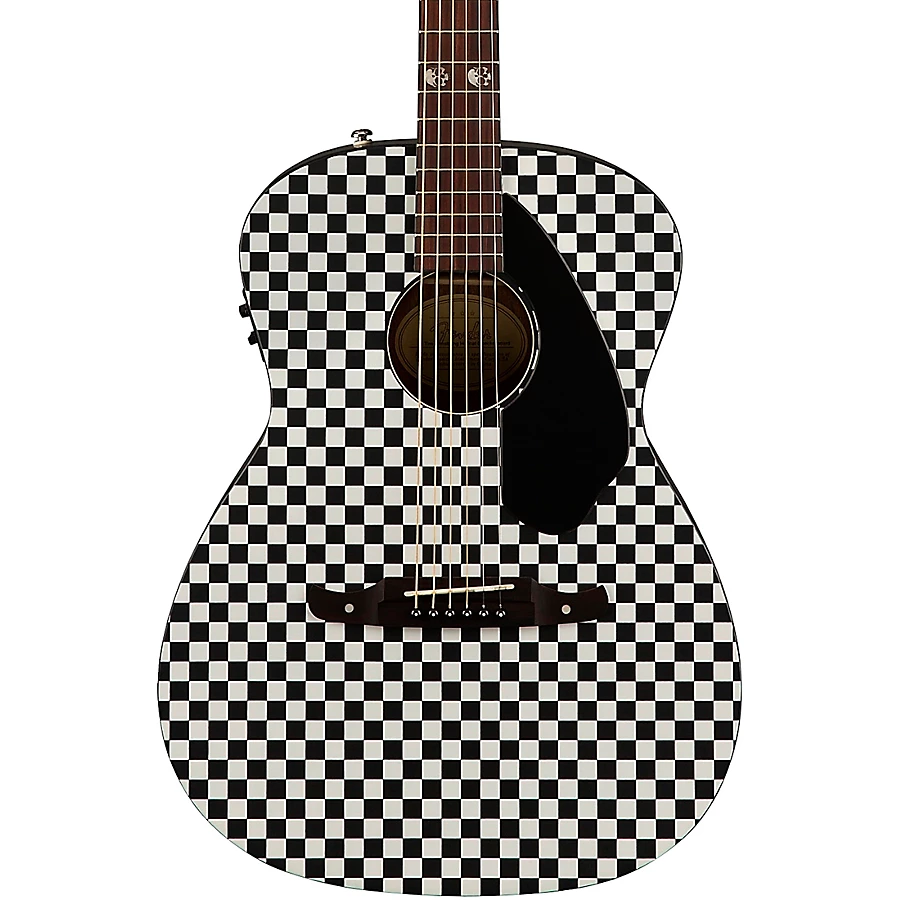 Fender Tim Armstrong Signature Hellcat Acoustic-Electric Guitar Checkerboard