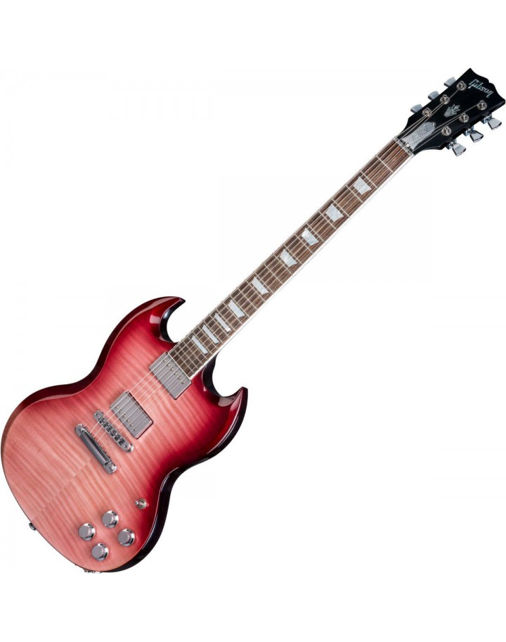 Gibson USA 2018 SG Standard HP Electric Guitar - Hot Pink Fade