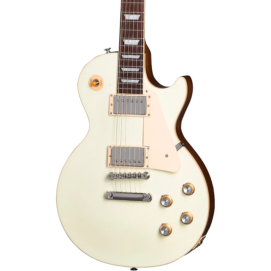 Gibson Les Paul Standard '60s Plain Top Electric Guitar Classic White
