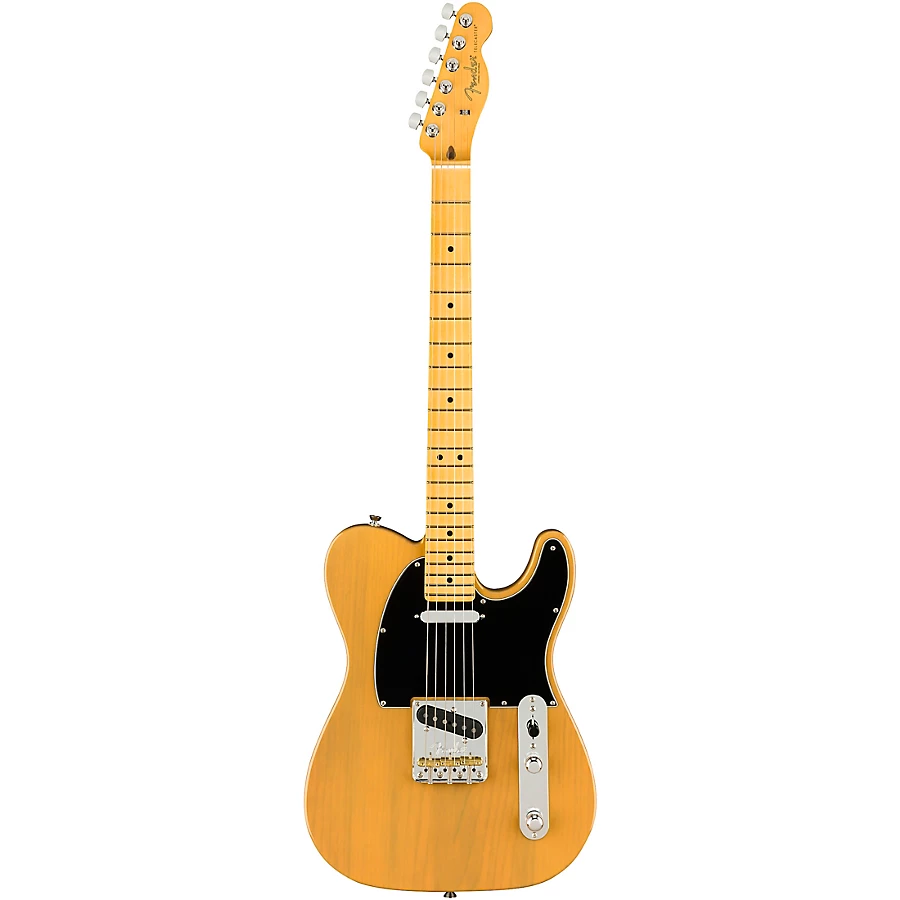 Fender American Professional II Telecaster Maple Fingerboard Electric Guitar Butterscotch Blonde