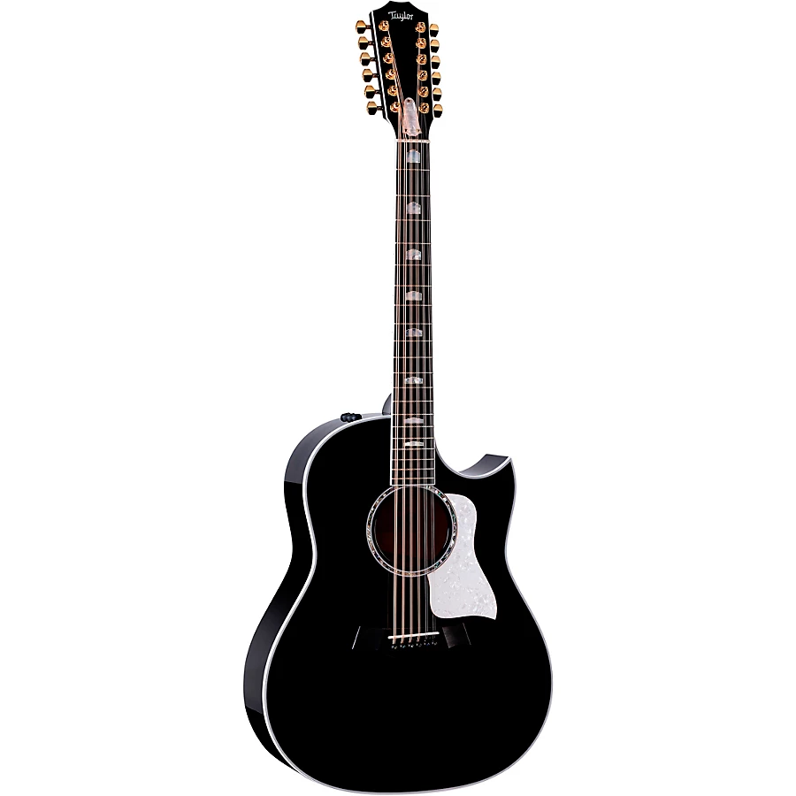 Taylor 657ce Doce Doble 12-String Grand Pacific Acoustic-Electric Guitar Black