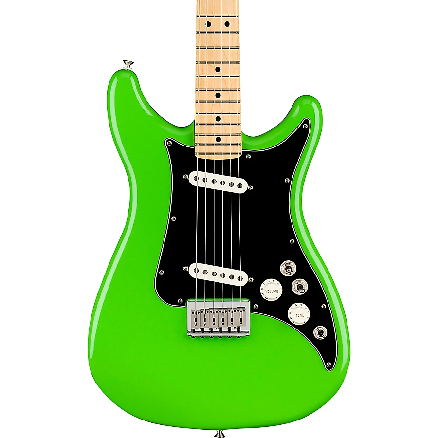 Clearance Fender Player Lead II Maple Fingerboard Electric Guitar Neon Green