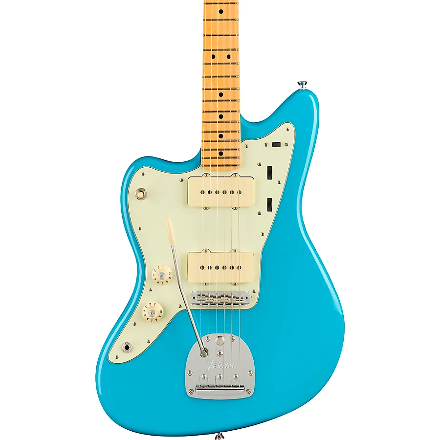 Fender American Professional II Jazzmaster Maple Fingerboard Left-Handed Electric Guitar Miami Blue