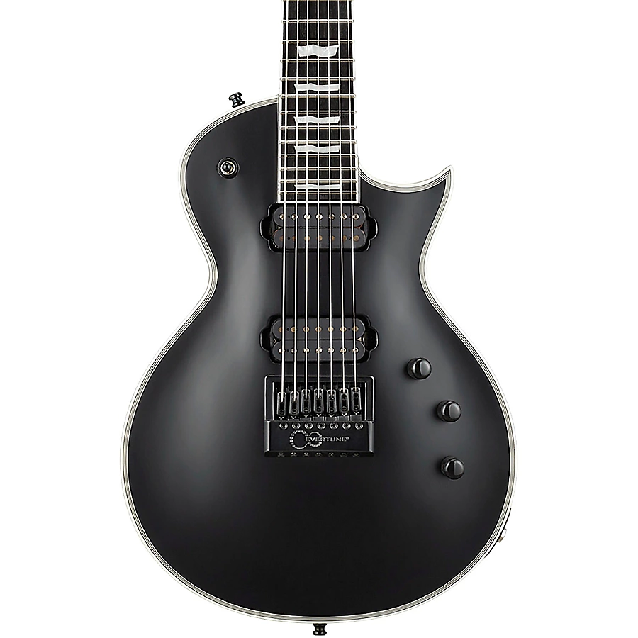 ESP E-II EC-7ET 7-String Electric Guitar Black Satin