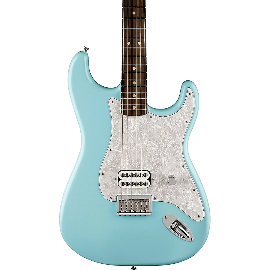 Fender Tom DeLonge Stratocaster Electric Guitar With Invader SH8 Pickup Graffiti Yellow