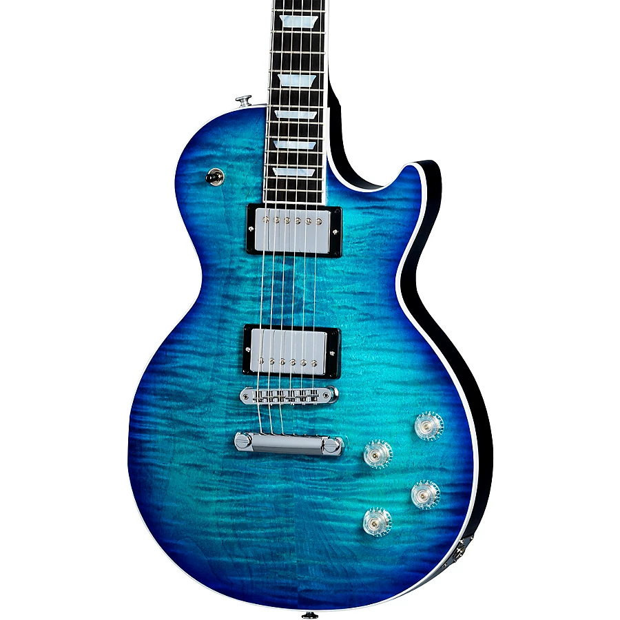 Gibson Les Paul Modern Figured Electric Guitar Cobalt Burst