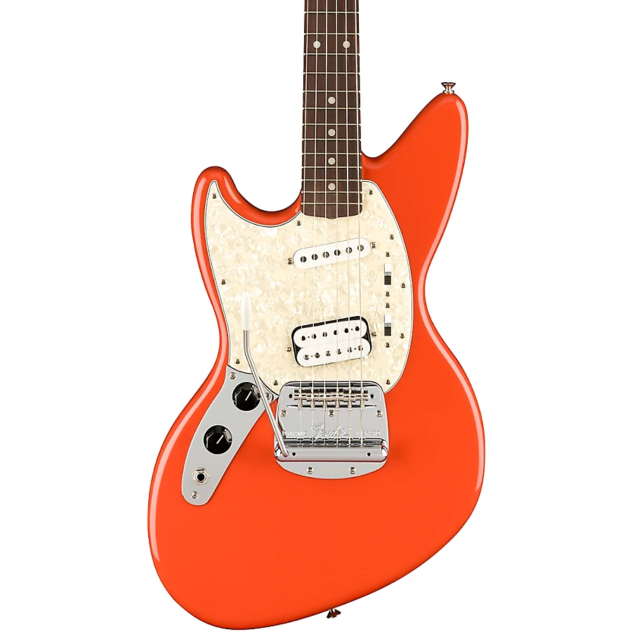 Fender Kurt Cobain Jag-Stang Rosewood Fingerboard Left-Handed Electric Guitar Fiesta Red