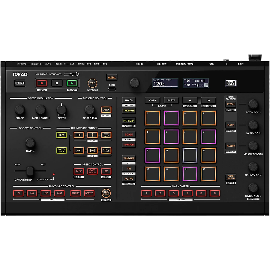 Pioneer DJ SQUID Creative Multitrack Sequencer Black