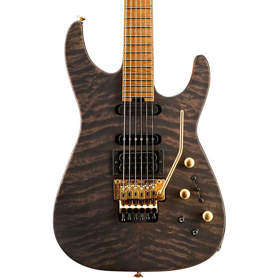 Jackson USA Signature Phil Collen PC1 Electric Guitar Satin Transparent Black