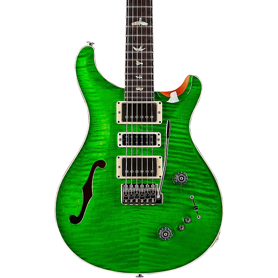PRS Special Semi-Hollow With Pattern Neck Electric Guitar Eriza Verde