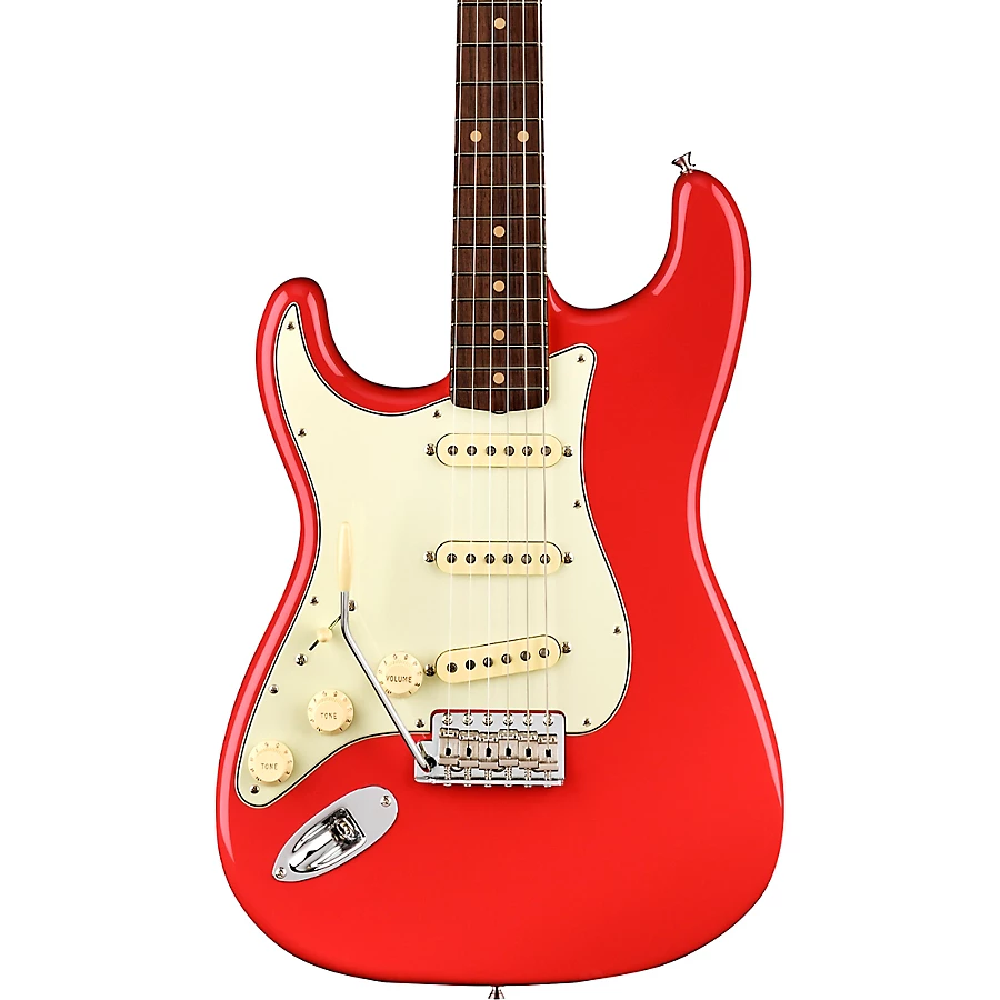 Fender American Vintage II 1961 Stratocaster Left-Handed Electric Guitar Fiesta Red