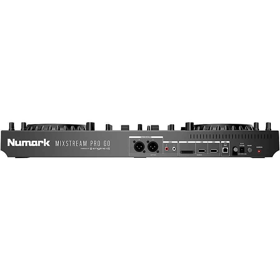 Numark Mixstream Pro Go Battery-Powered Standalone Streaming 2-Channel DJ Controller