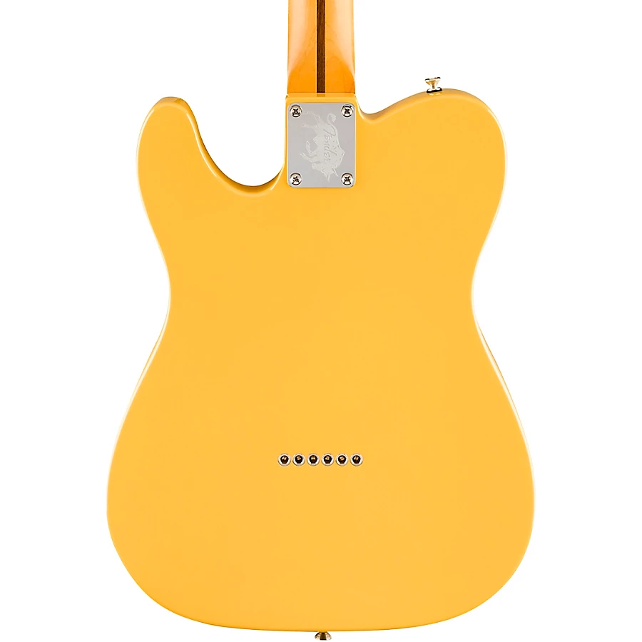 Fender Britt Daniels Telecaster Thinline Maple Fingerboard Electric Guitar Amarillo Gold