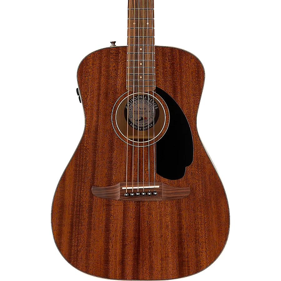 Fender California Malibu Special All-Mahogany Acoustic-Electric Guitar Honey Burst