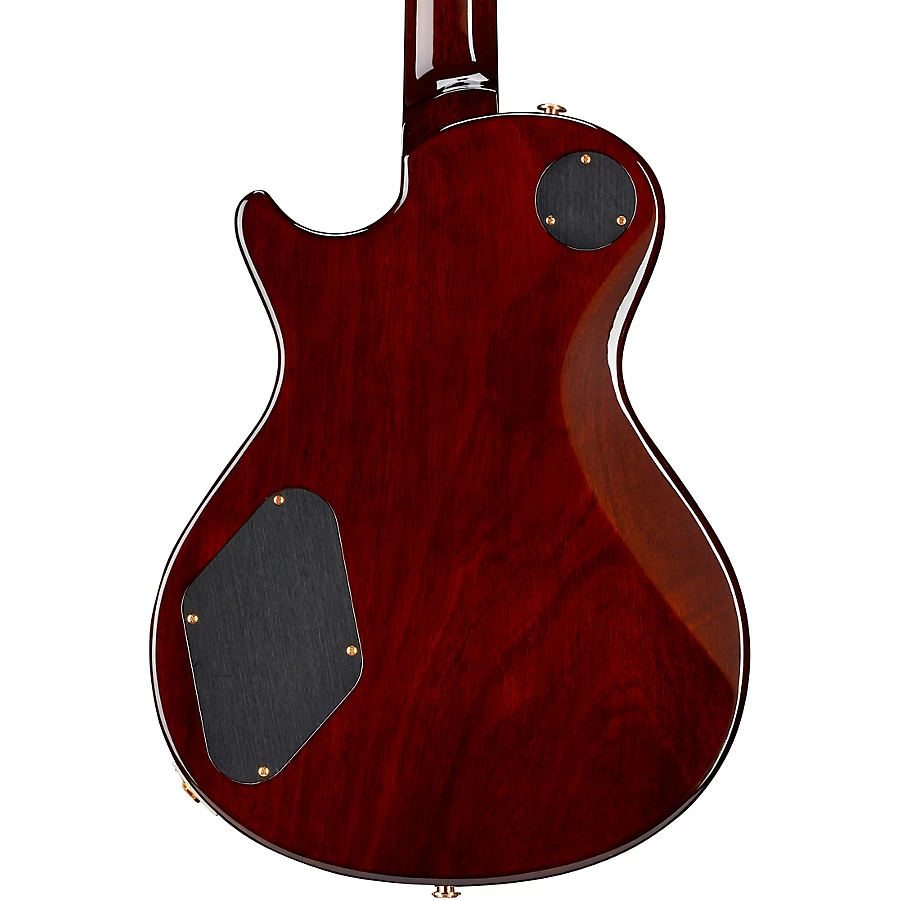 PRS Mark Tremonti With Pattern Thin Neck and Adjustable Stoptail Bridge Electric Guitar Black Gold Burst