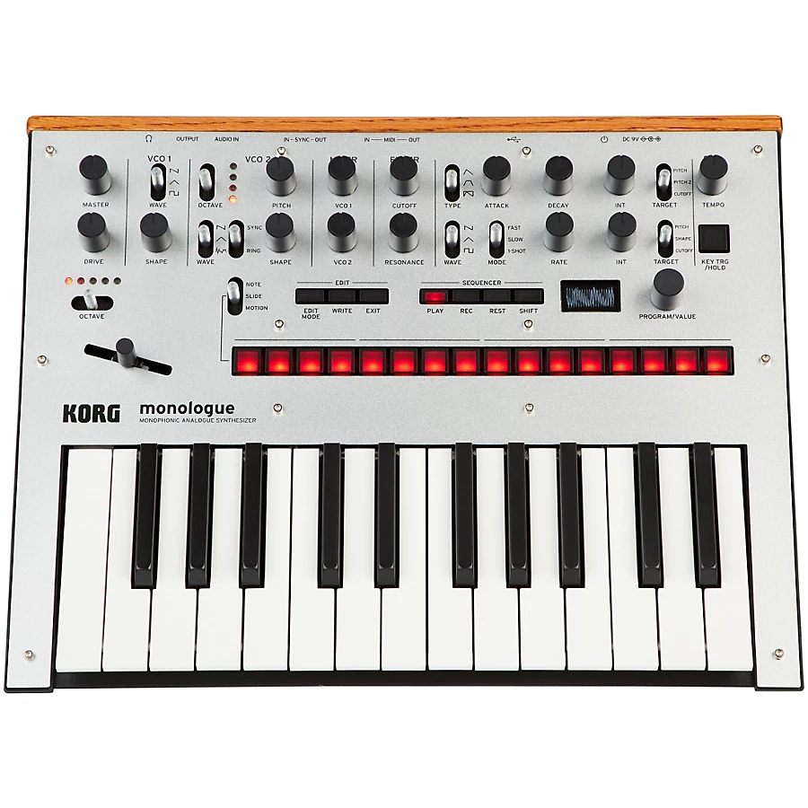 KORG monologue Monophonic Analog Synthesizer Silver