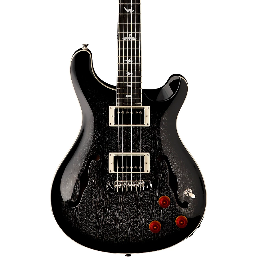 PRS SE Standard Piezo Hollowbody Electric Guitar Dog Hair Smokeburst