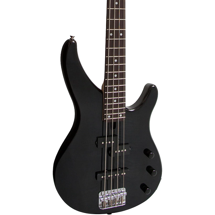 Yamaha TRBX174EW Mango Wood 4-String Electric Bass Translucent Black