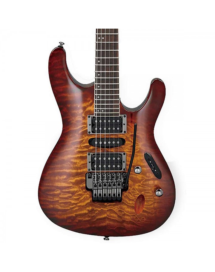 Ibanez S670QM Electric Guitar - Dragon Eye Burst